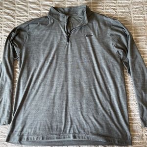 Mens Nike Dri-Fit 1/4 zip long sleeve shirt pullover size XL DriFit quarter zip.